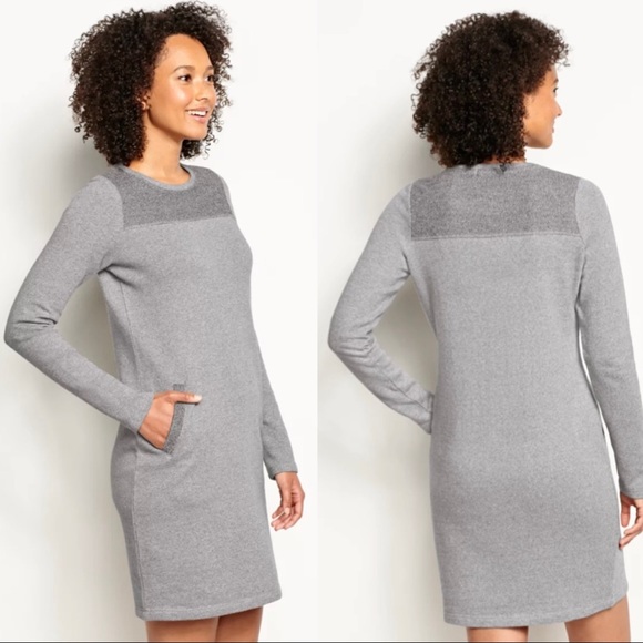 Orvis Reverse Terry Sweatshirt Grey 